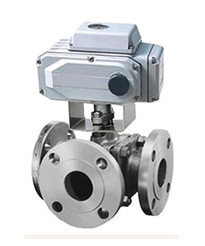 Three way ball valve